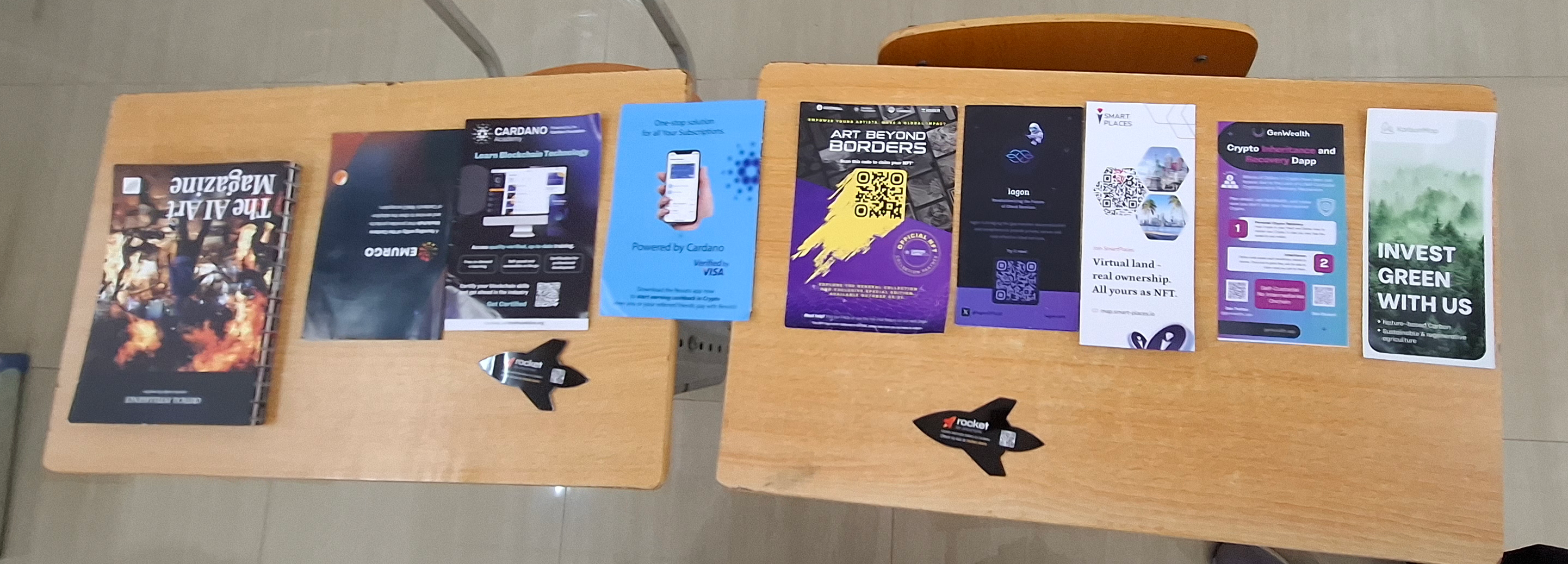 ZAM Hub - Flyers of Cardano projects